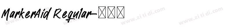 MarkerAid Regular字体转换